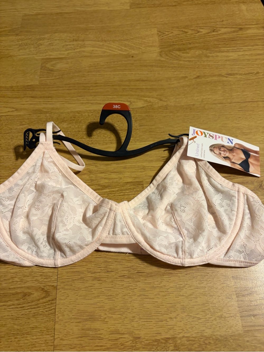 Joyspun Lace Underwire Bra in Light Pink - 38C